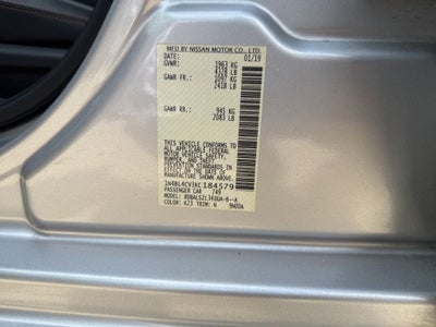 2019 Nissan Altima 2.5 SR