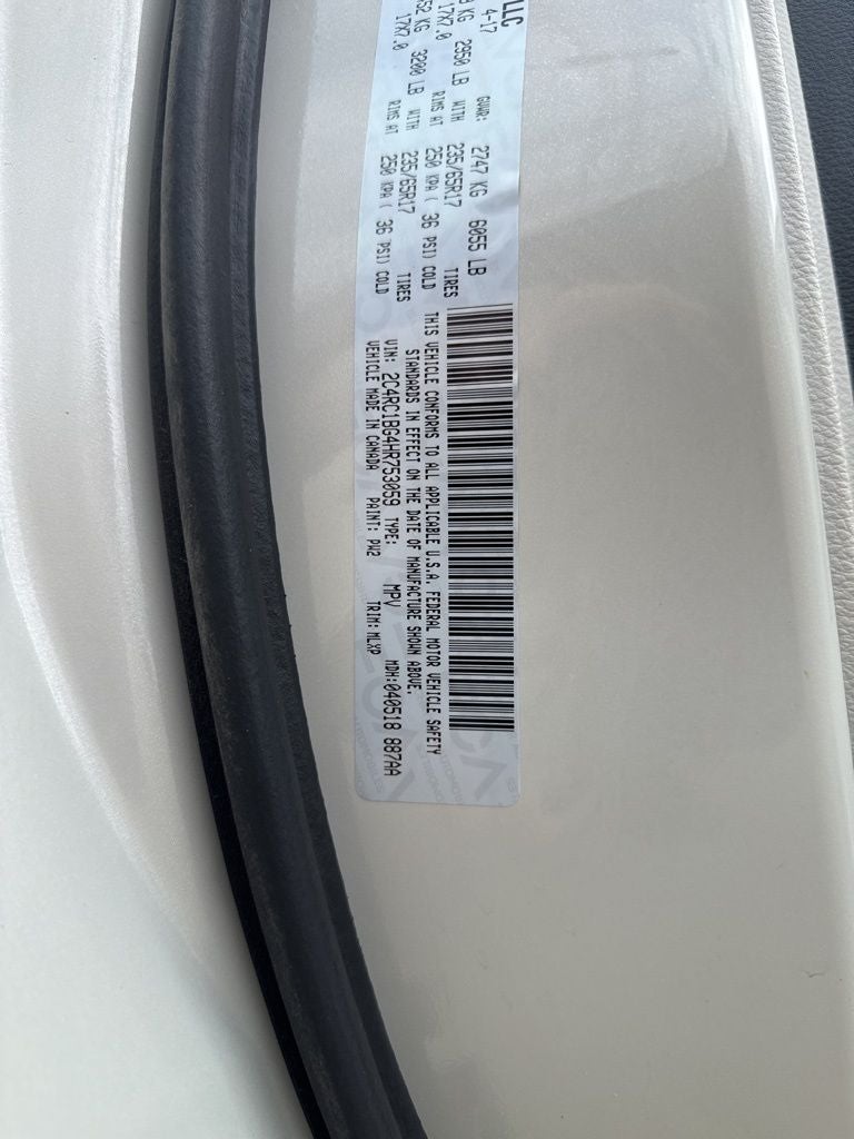 2017 Chrysler Pacifica Touring L