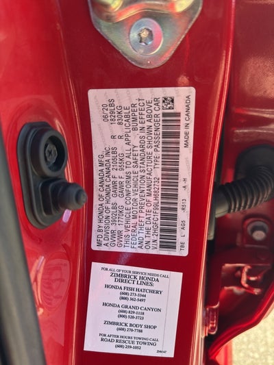 2020 Honda Civic Touring