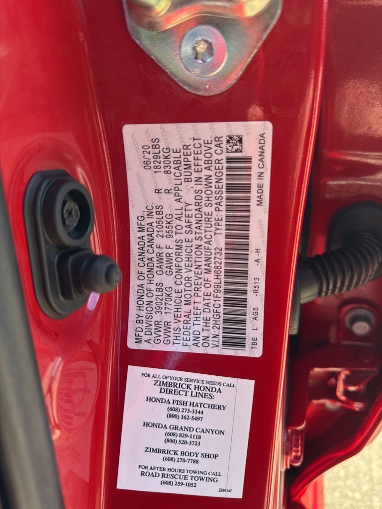 2020 Honda Civic Touring