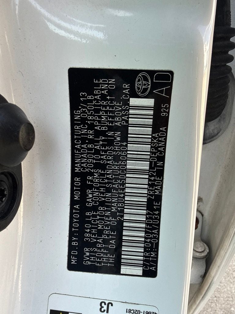 2013 Toyota COROLLA S