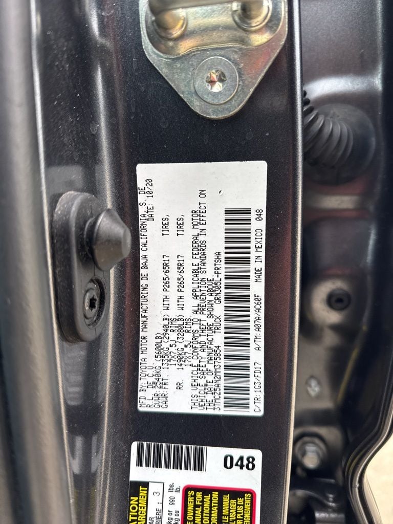 2021 Toyota TACOMA TRD SPORT TRD Sport V6