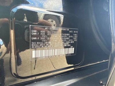 2018 Subaru Outback 2.5i