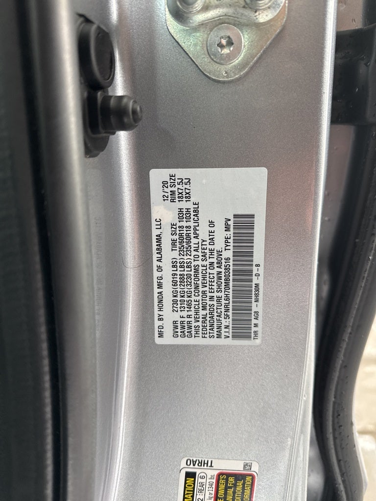 2021 Honda Odyssey EX-L