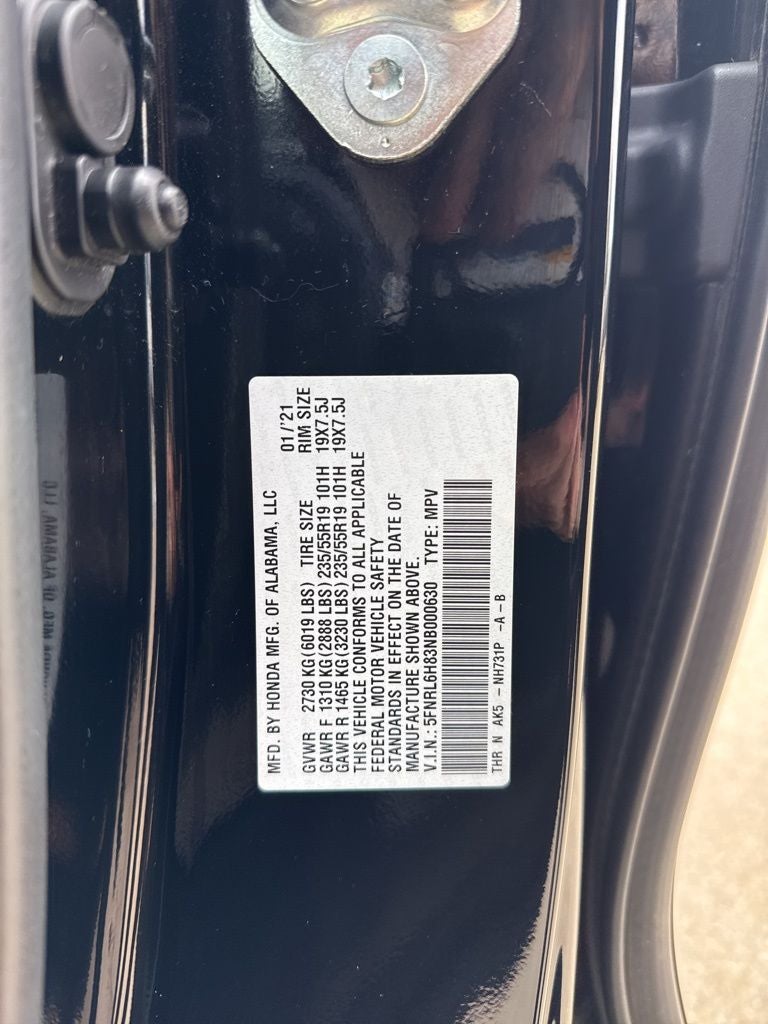 2022 Honda Odyssey Touring