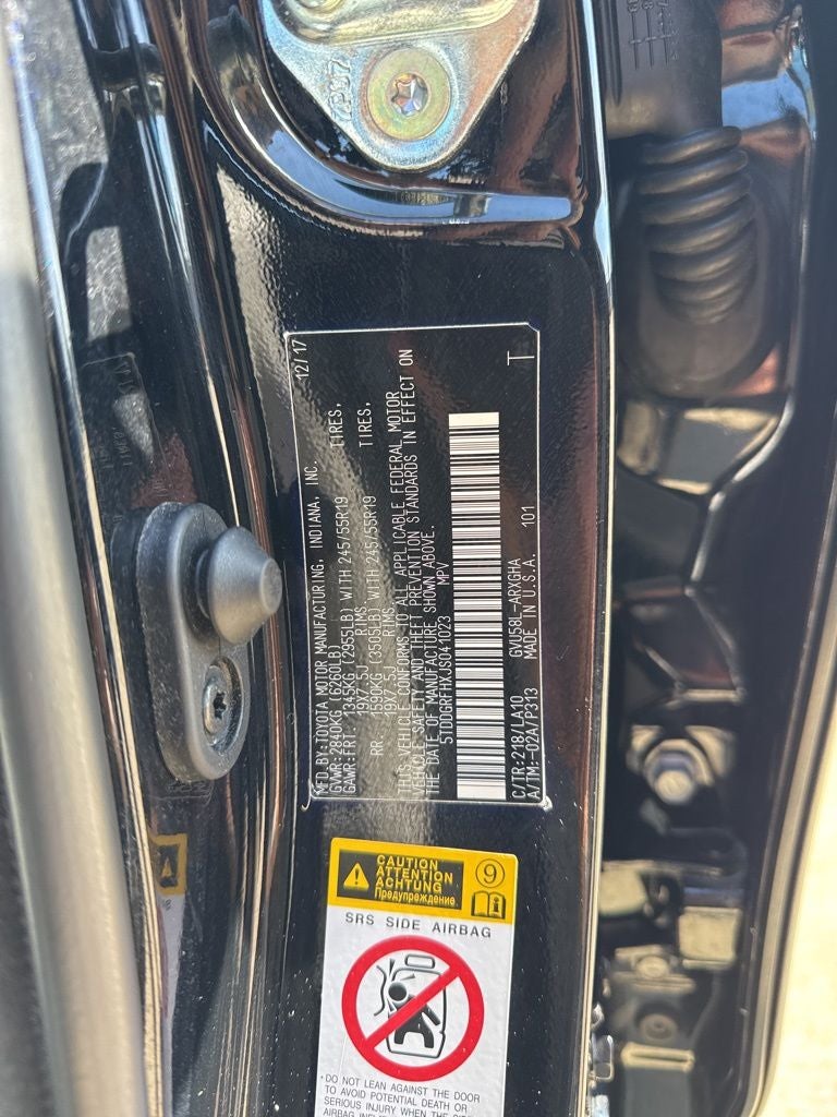 2018 Toyota HIGHLANDER HYBRD Limited