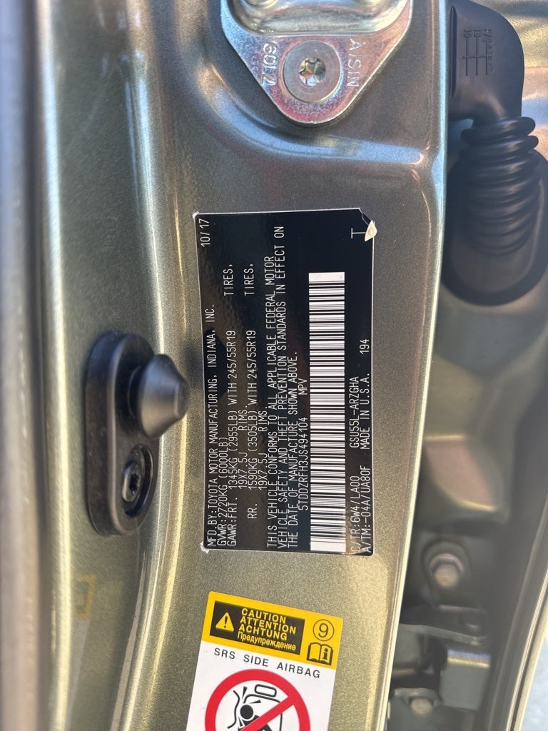 2018 Toyota HIGHLANDER Limited