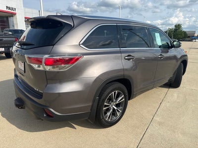 2016 Toyota Highlander XLE V6 TOYOTA SILVER CERTIFIED