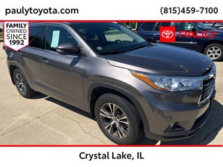 2016 Toyota Highlander XLE V6 TOYOTA SILVER CERTIFIED