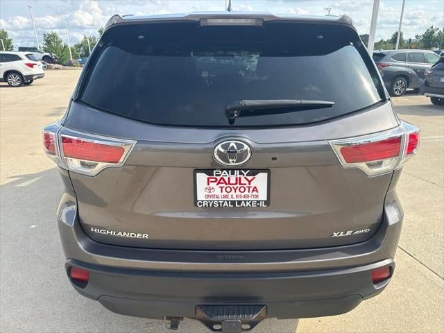 2016 Toyota Highlander XLE V6 TOYOTA SILVER CERTIFIED