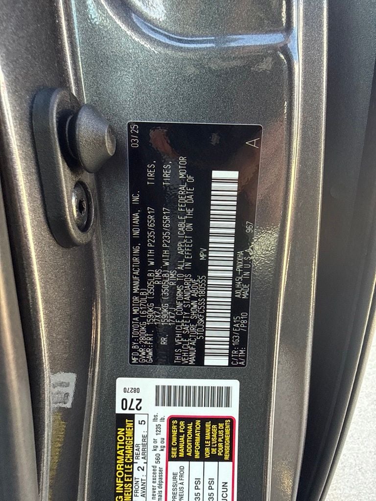2025 Toyota Sienna XLE 7 Passenger TOYOTA GOLD CERTIFIED