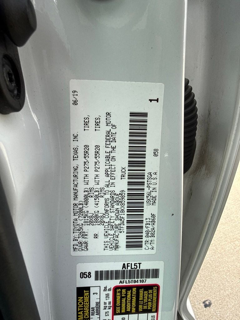 2019 Toyota Tundra SR5 CrewMax