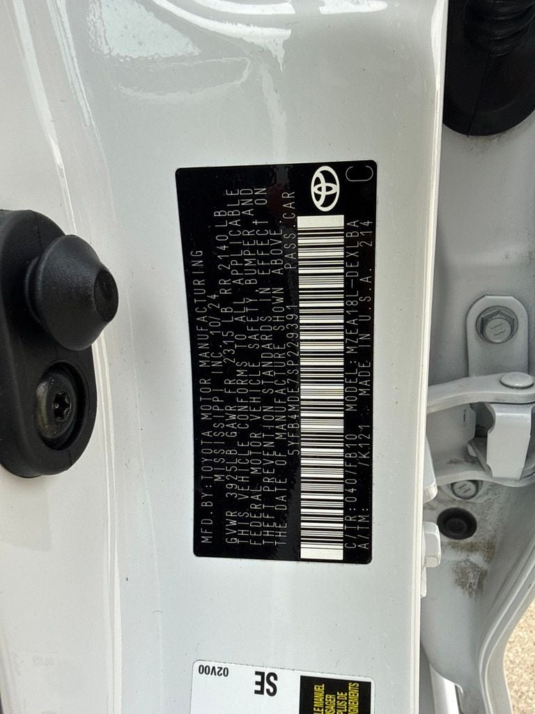 2025 Toyota Corolla LE TOYOTA GOLD CERTIFIED