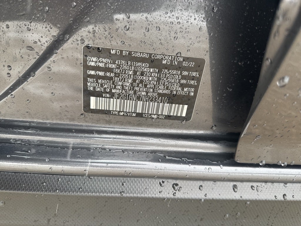 2022 Subaru Crosstrek Limited