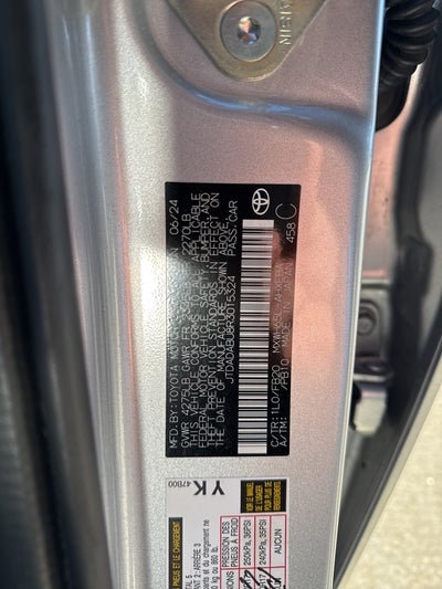 2024 Toyota PRIUS LE TOYOTA GOLD HYBRID CERTIFIED