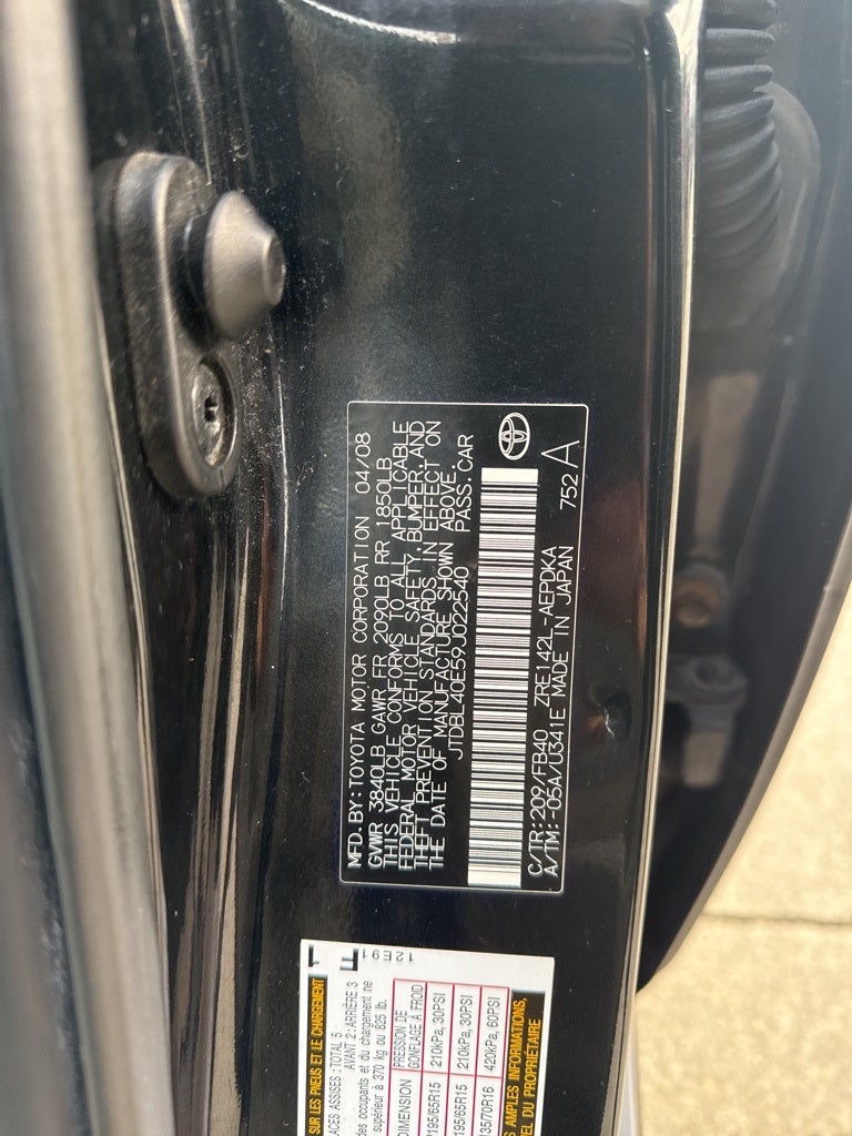 2009 Toyota COROLLA LE