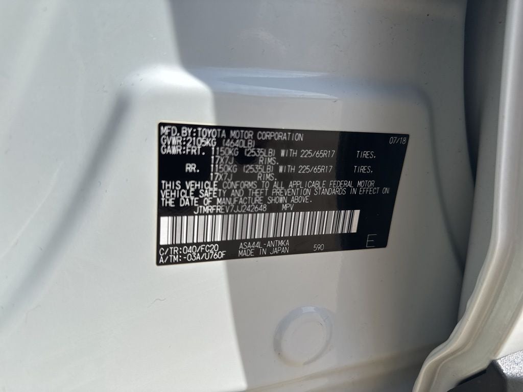 2018 Toyota RAV4 XLE