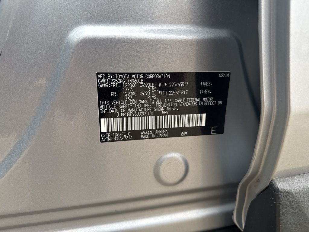 2018 Toyota RAV4 Hybrid XLE