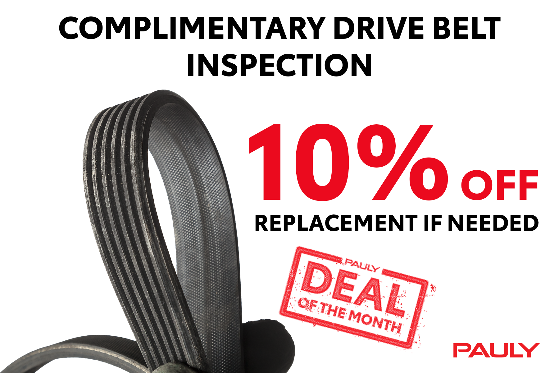 Drive Belt Savings