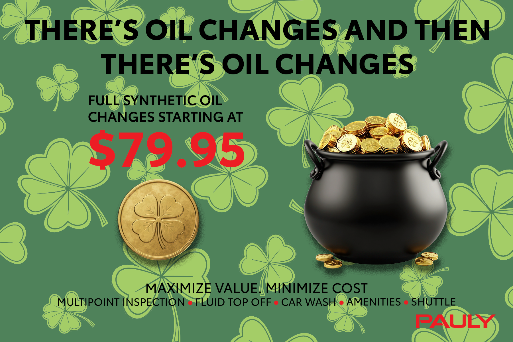 Oil Change Special